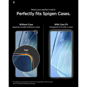 Spigen Galaxy S26 Screen Protector – GLAS.tR EZ Fit Pro (Anti-Reflection, 2 Pack) — product fit, construction or installation view 7