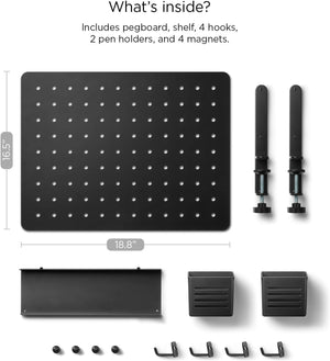 Spigen Clamp-on Desk Pegboard LD405 – Black – image 8 of 8