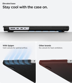 Spigen MacBook Pro 16-inch Urban Fit case - Black - ACS04211 - image 5