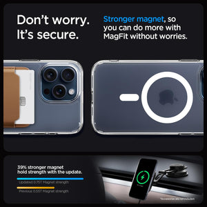 Spigen iPhone 15 Pro Max Case – Ultra Hybrid (MagFit) - Frost White - image 5