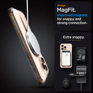 Spigen iPhone 16 Pro Case – Ultra Hybrid (MagFit) – White – detail image 4