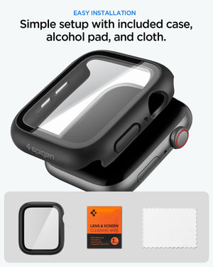Spigen Thin Fit 360 Apple Watch SE 3/2 40mm Waterproof Case - Black - image 7