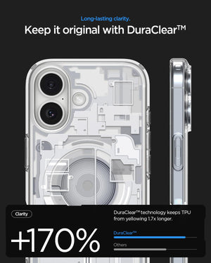 Spigen iPhone 17 Case – Ultra Hybrid Zero One (MagFit) - Zero One White - image 3