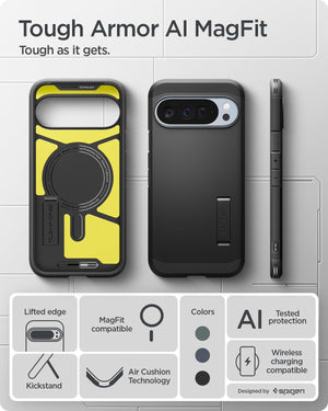 Spigen Pixel 10 Pro XL Tough Armor MagFit case - Black - image 3