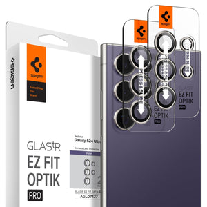 Spigen Galaxy S24 Ultra Lens Protector – Optik Pro EZ Fit (2 Pack) – Titanium Violet – product image 1