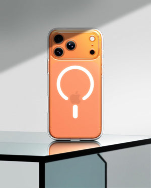 Spigen iPhone 17 Pro Ultra Hybrid MagFit case in Frost White - rear product view