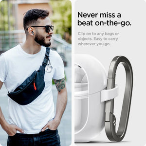 Spigen Galaxy Buds 3 FE / Buds 3 Pro / Buds 3 Case - Ultra Hybrid - Jet White - image 5
