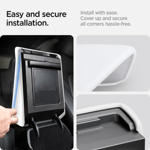 Spigen Tesla Model Y/3 center console armrest cover white image 7