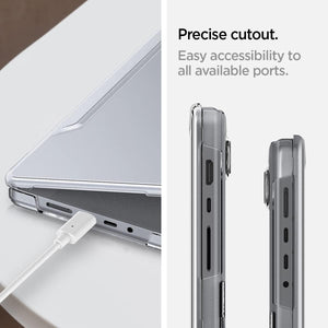 Spigen MacBook Pro 16-inch Airskin case - Crystal Clear - ACS04210 - image 8