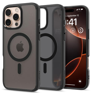 Spigen iPhone 16 Pro Max Case – Ultra Hybrid (MagFit) – Frost Black – main image