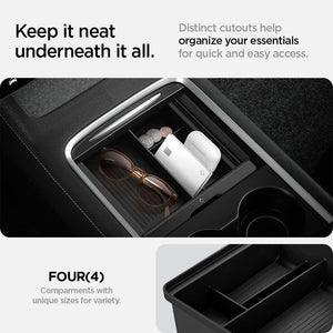 Spigen Tesla console organizer tray storage compartments