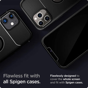 Spigen iPhone 12 / iPhone 12 Pro Screen Protector – GLAS.tR EZ Fit - Amazon US image 5