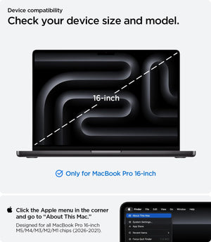 Spigen MacBook Pro 16-inch Urban Fit case - Black - ACS04211 - image 2