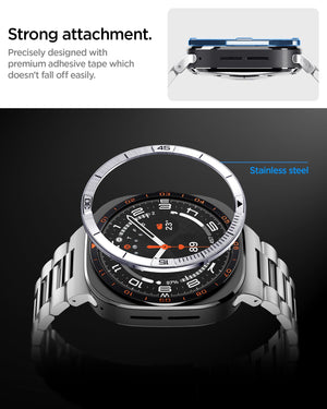 Spigen Galaxy Watch Ultra 2 47mm Bezel Ring - Bezel Tune - Silver - image 6