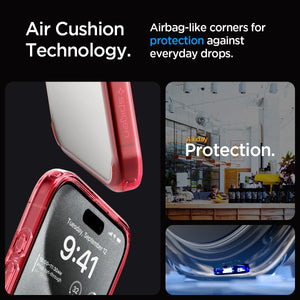 Spigen Ultra Hybrid case for iPhone 15 Pro Max in Deep Red – detail image 3