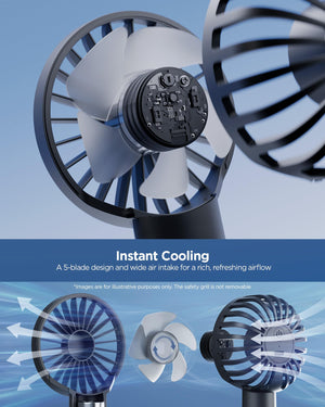 Spigen A905 portable fan cooling airflow demonstration