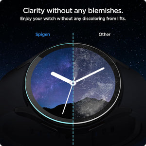 Spigen Galaxy Watch 7 40mm Screen Protector - Glas.tR EZ Fit (2 Pack) - Clear - image 7