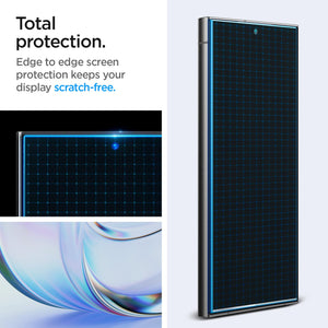 Spigen Galaxy S24 Ultra Privacy Screen Protector - Glas.tR EZ Fit (2 Pack) - Privacy - AGL07625 - image 5