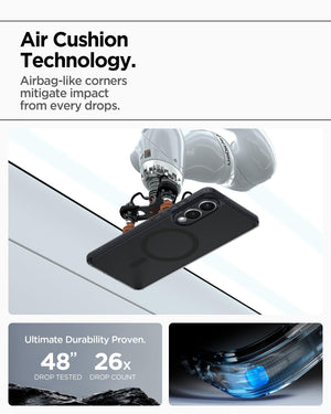 Spigen Galaxy S25 Edge Case - Ultra Hybrid MagFit - Frost Black - image 5