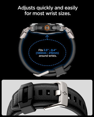 Spigen Galaxy Watch Ultra 2 & Ultra 47mm Band - DuraPro Armor - Black - image 6