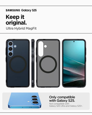 Spigen Galaxy S25 Case - Ultra Hybrid MagFit - Frost Black - image 2
