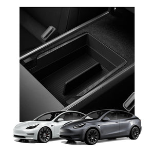 Spigen Tesla Model Y and Model 3 armrest console organizer tray
