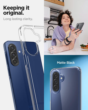 Long-lasting clarity detail for Galaxy A17 clear case