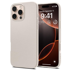 Spigen iPhone 16 Pro Case – Liquid Air - Natural Titanium - image 1