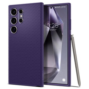 Spigen Galaxy S24 Ultra / S24 Plus / S24 Case – Liquid Air - Galaxy S24 Ultra - Deep Purple - image 1