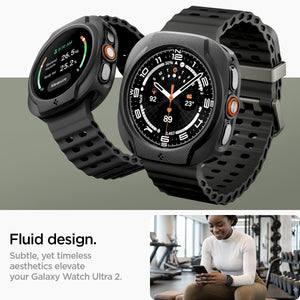 Spigen Galaxy Watch Ultra 2 47mm Case - Liquid Air - Matte Black - image 3