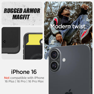 Spigen iPhone 16 Case – Rugged Armor (MagFit) – detail image 2
