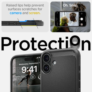 Spigen iPhone 16 Case – Rugged Armor (MagFit) – detail image 6
