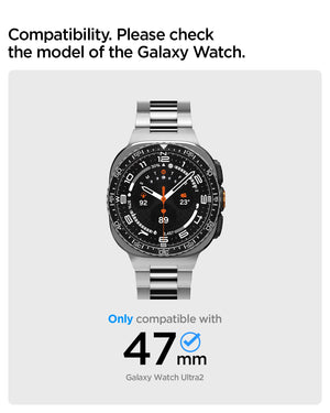 Spigen Galaxy Watch Ultra 2 47mm Bezel Ring - Bezel Tune - Black - image 2