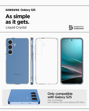Spigen Galaxy S25 Liquid Crystal Crystal Clear case view 2