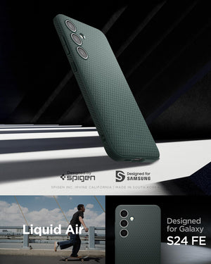 Spigen Galaxy S24 FE Case - Liquid Air - Abyss Green – image 2