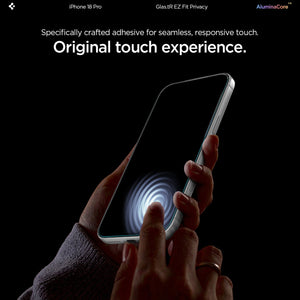 Spigen iPhone 18 Pro GLAS.tR EZ Fit | Privacy screen protector - 1 Pack - image 7