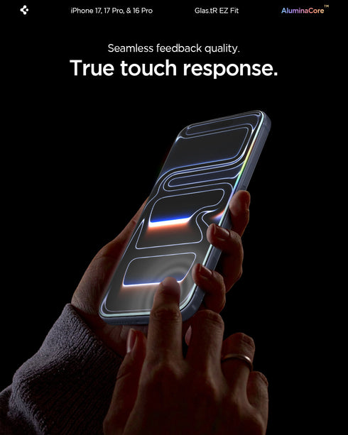 Spigen iPhone 16 Pro Max / 16 Pro 螢幕保護貼 – GLAS.tR EZ Fit(2入裝)