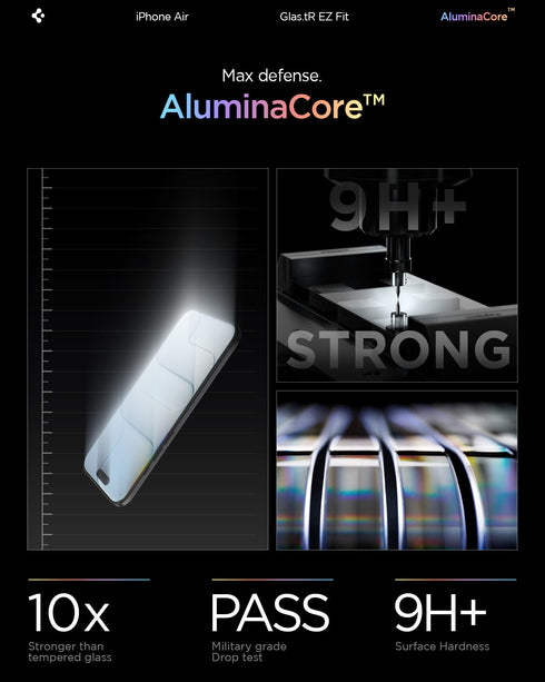 Защитное стекло Spigen для iPhone Air – GLAS.tR EZ Fit (2 шт.)