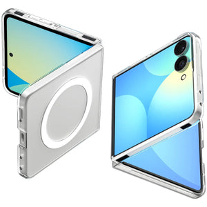 Spigen Galaxy Z Flip 8 Case – Air Skin MagFit — case fitted to the folding phone