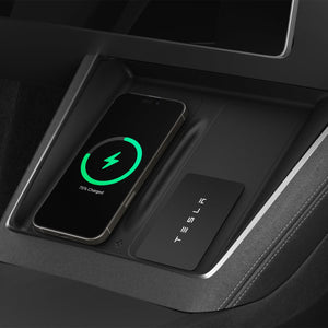 Spigen ACP10031 TO261JH wireless charging pad cover for Tesla Model Y Juniper in Black