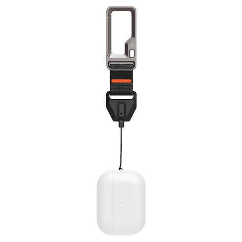 Spigen AirPods Pro 3 / 2 Lanyard with Carabiner – Black