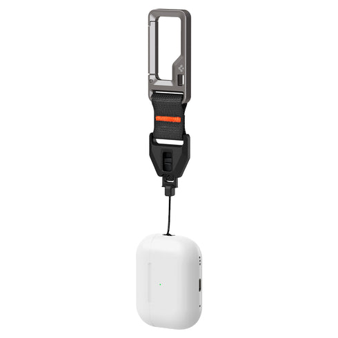 Spigen AirPods Pro 3 / 2 Lanyard with Carabiner – Black