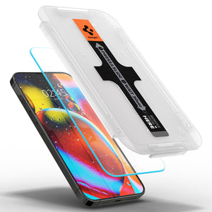 Spigen iPhone 13 Mini Screen Protector GLAS.tR EZ Fit view 6