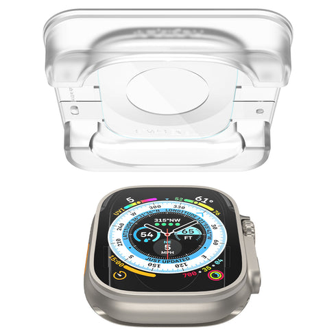 Spigen Apple Watch Ultra 3/2/1 螢幕保護貼 – GLAS.tR EZ Fit(2片裝)