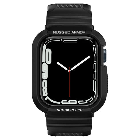 Spigen Apple Watch 系列 (45mm/44mm) 保護殼 + 錶帶 – Rugged Armor Pro