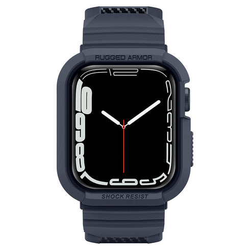 Spigen Apple Watch 系列 (45mm/44mm) 保護殼 + 錶帶 – Rugged Armor Pro