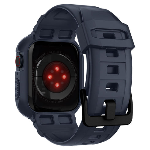 Spigen Apple Watch 系列 (45mm/44mm) 保護殼 + 錶帶 – Rugged Armor Pro