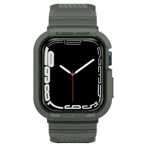 Spigen Apple Watch 系列 (45mm/44mm) 保護殼 + 錶帶 – Rugged Armor Pro