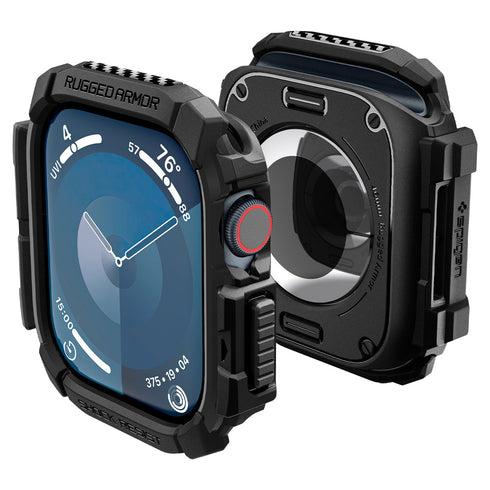 Spigen Apple Watch 11/10 系列保護殼 – Rugged Armor 防護盔甲款