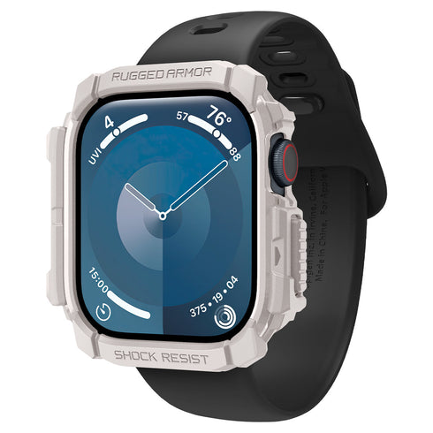 Spigen Apple Watch 11/10 系列保護殼 – Rugged Armor 防護盔甲款